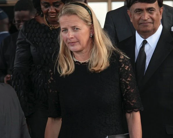 Crown Princess Mette-Marit of Norway, Dutch Princess Beatrix and Princess Mabel attended the funeral of Kofi Annan