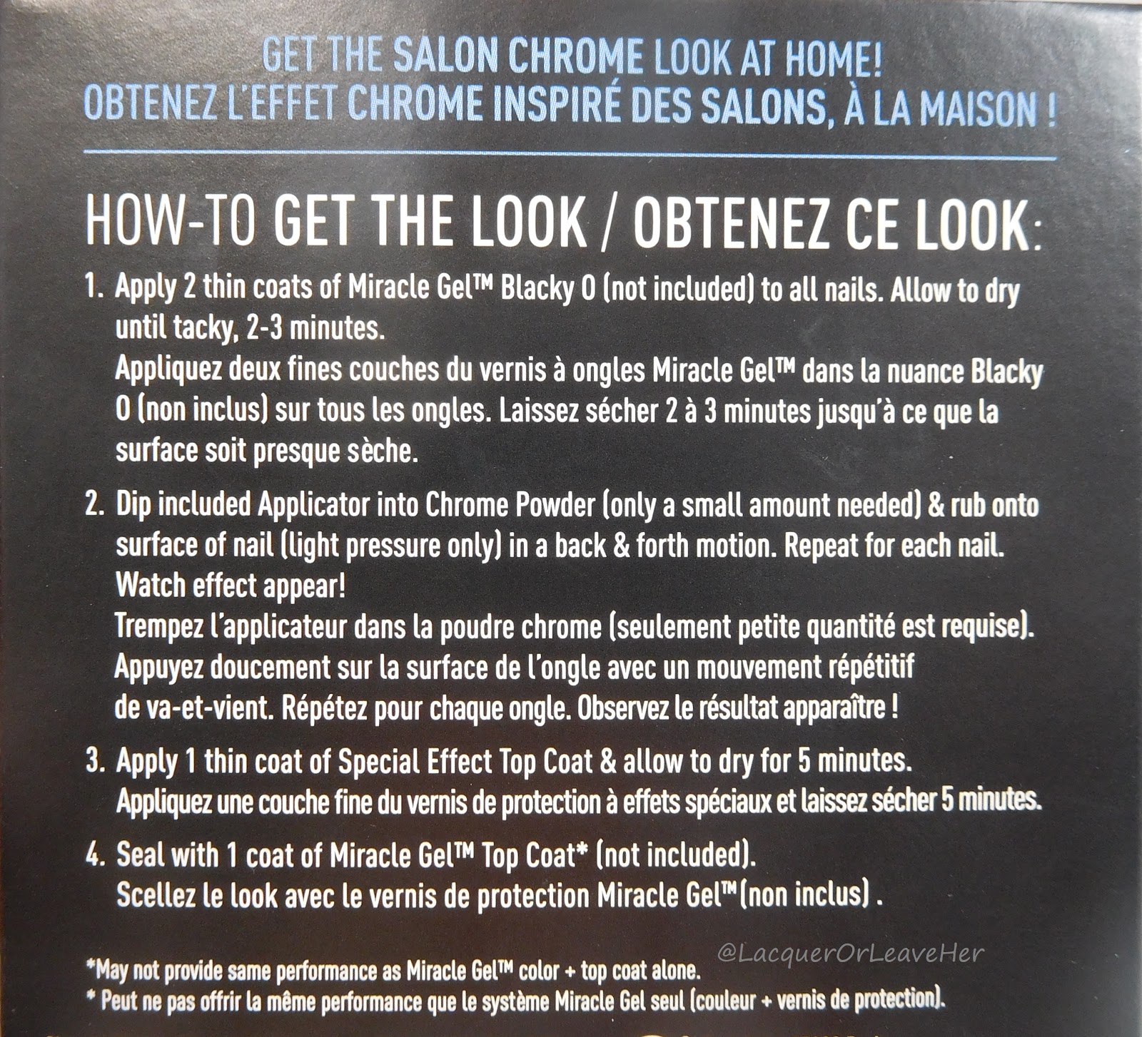 Lacquer or Leave Her! Review Sally Hansen Salon Chrome kit