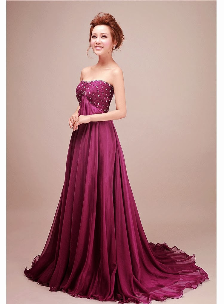 Evening Gown Rent Sell Product Catalogue Prom Dress/Bridesmaid Dress/ROM/D&D EG0059 Purple
