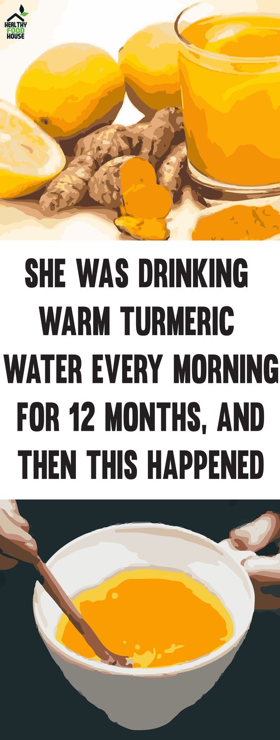 She Was Drinking Warm Turmeric Water Every Morning For 12 Months, And