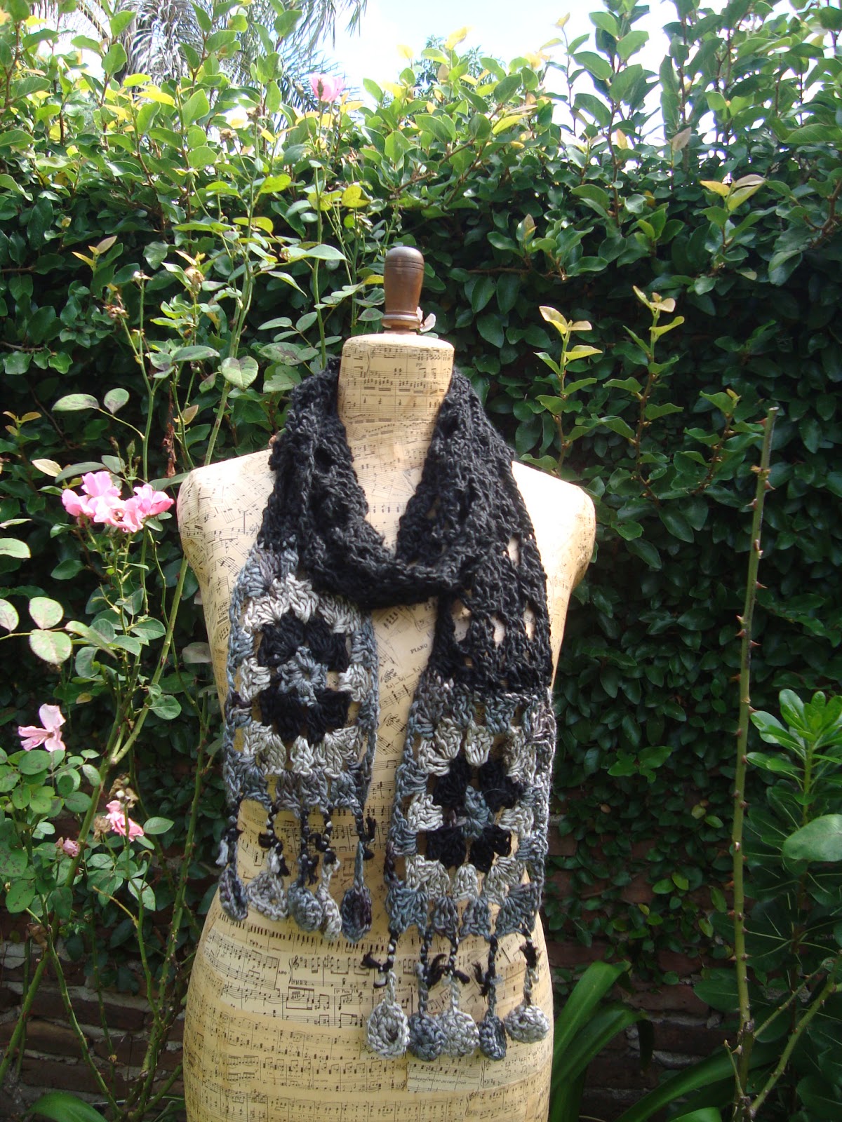 Nueva Gaia: BUFANDAS TEJIDAS CROCHET