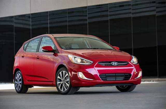 Accent 2016 Hyundai Accent hatchback red
