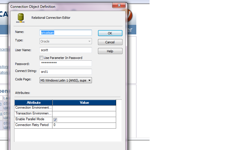 Informatica and Boxi for Dummies Creation of Relational Connection!!