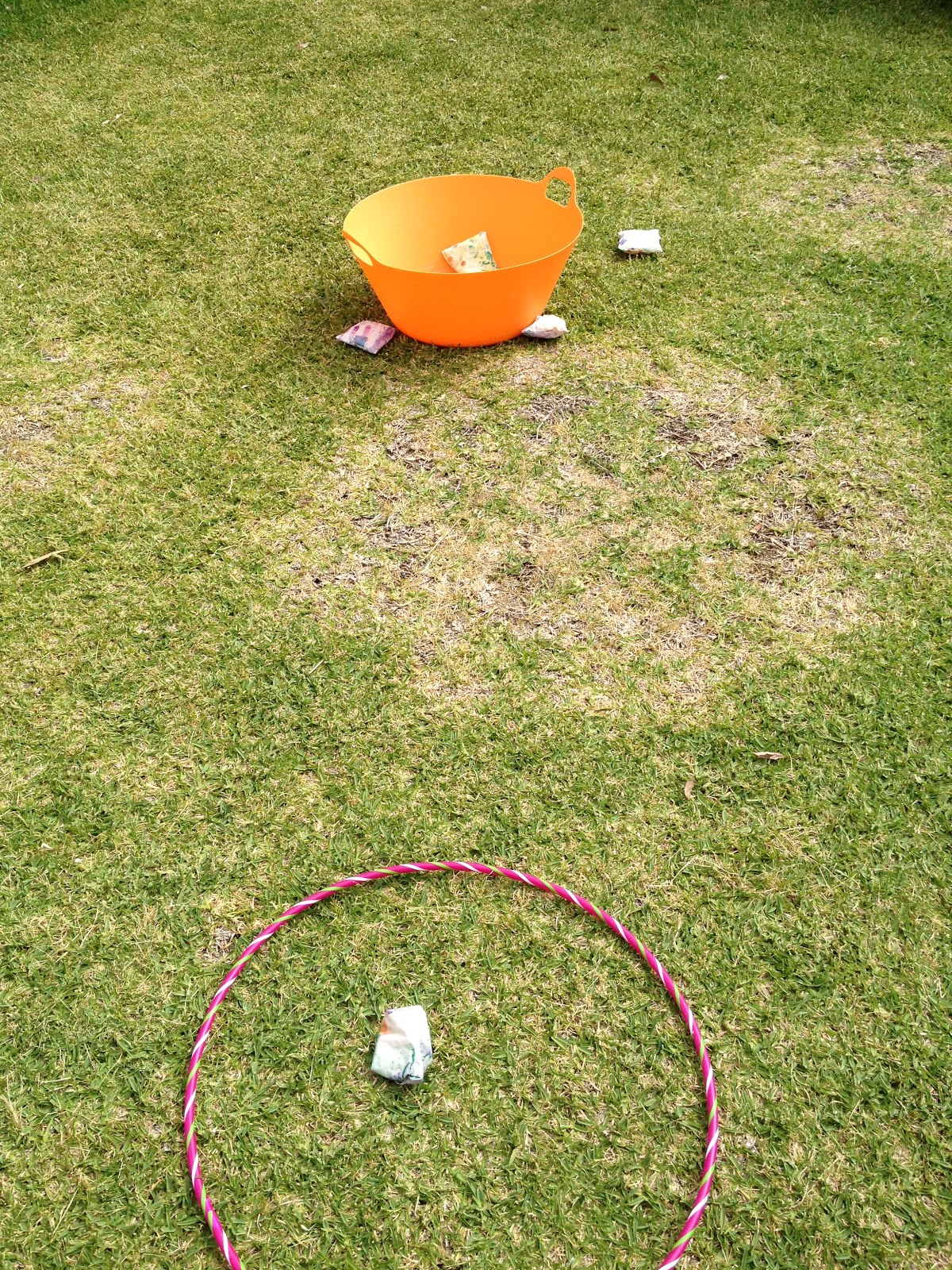 Playing and Learning Begins at Home Busy Bean Bag Play!