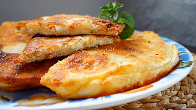 Fried Greek Cheese Pies-Tiganopsoma