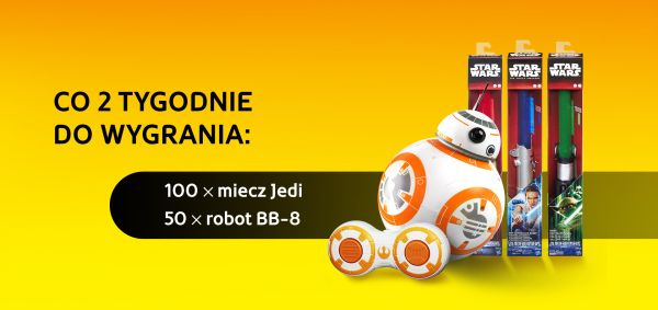 Wygraj zdalnie sterowany pojazd Droid BB-8 - 250 szt. czeka Konkurs