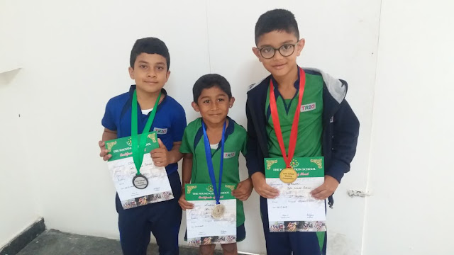Trio World School Students Outshines in Skating Competition Trio World School Students Outshines in Skating Competition