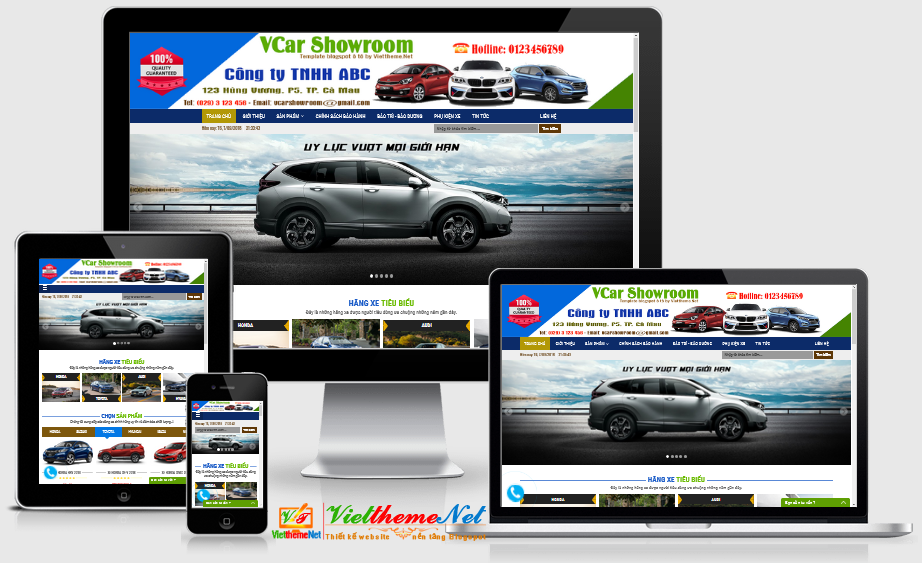 Giao diện Responsive trên các thiết bị khác nhau Giao diện Responsive trên các thiết bị khác nhau