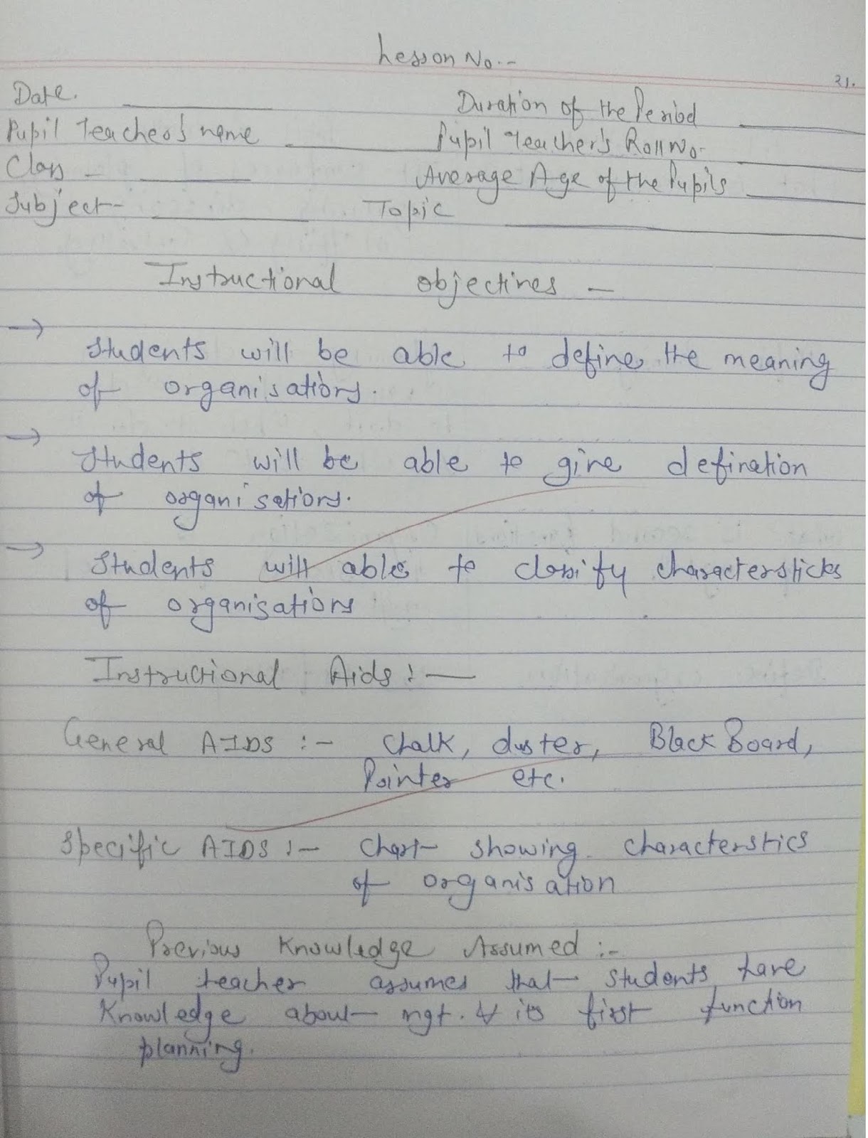 sample-lesson-plan-for-commerce-on-organisation