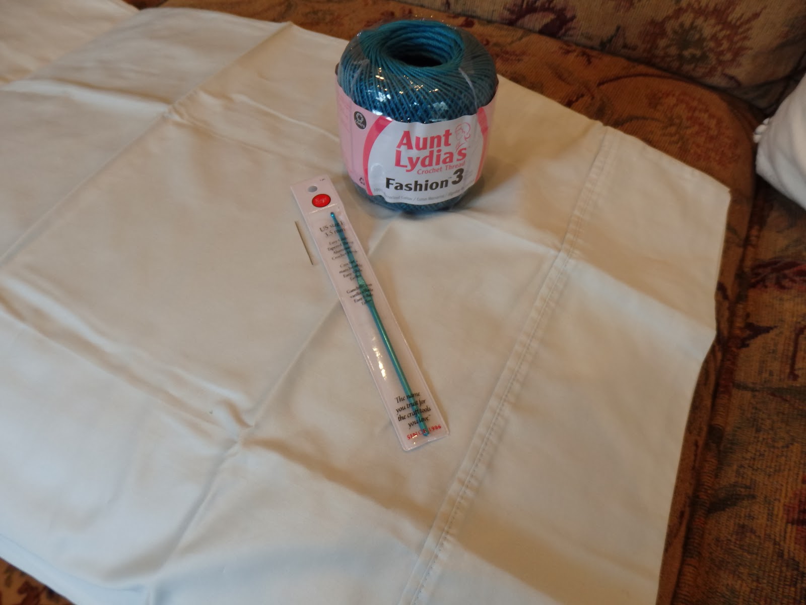 DIY by Design It's All in the Details Crochet Edge Pillowcase Tutorial