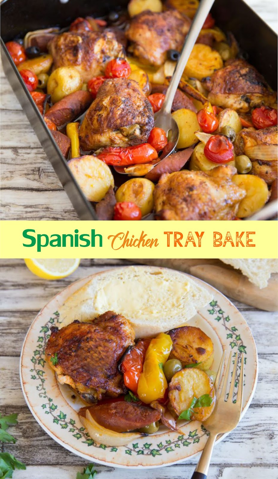 Spanish Chicken Tray Bake Extra Ordinary Food