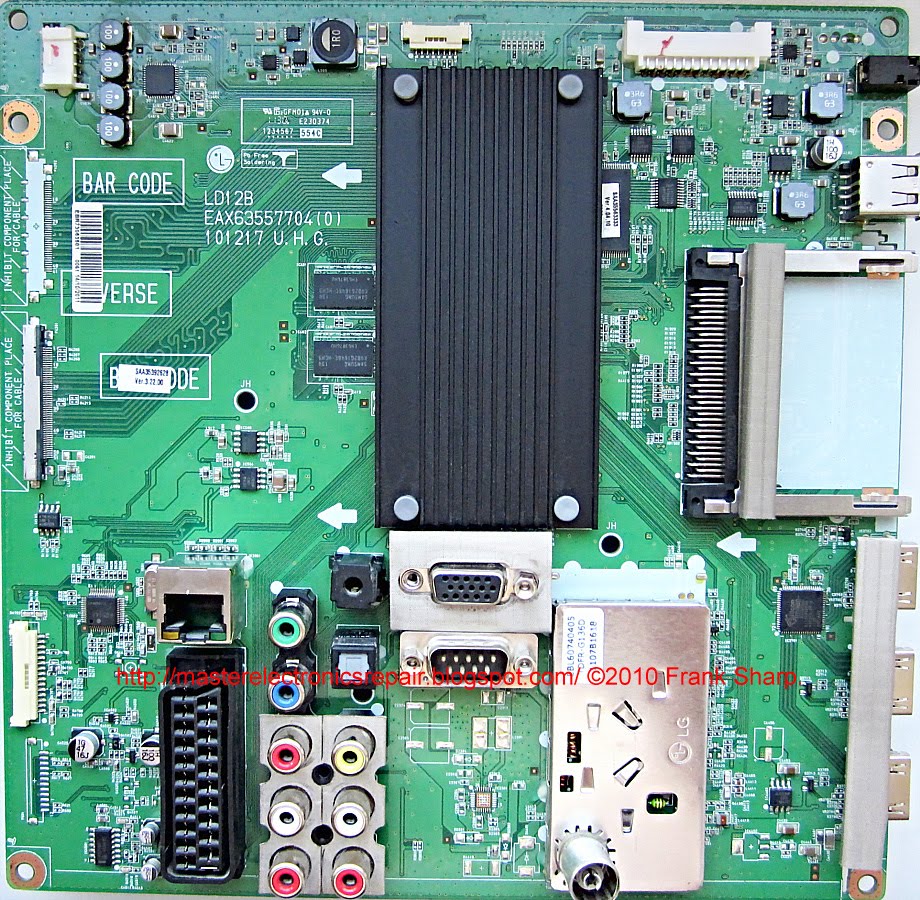 Master Electronics Repair !: REPAIR / SERVICING TV LG 42LV370S