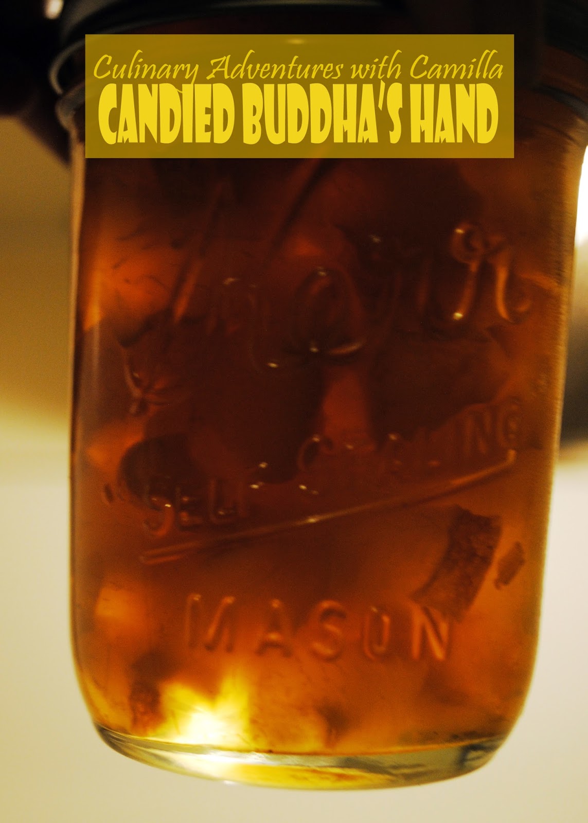 Candied Buddha's Hand