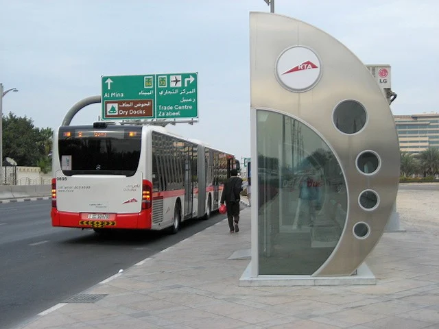 Air Conditioned Bus Stops in Dubai