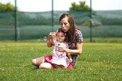 Bubble Blowing with Mom