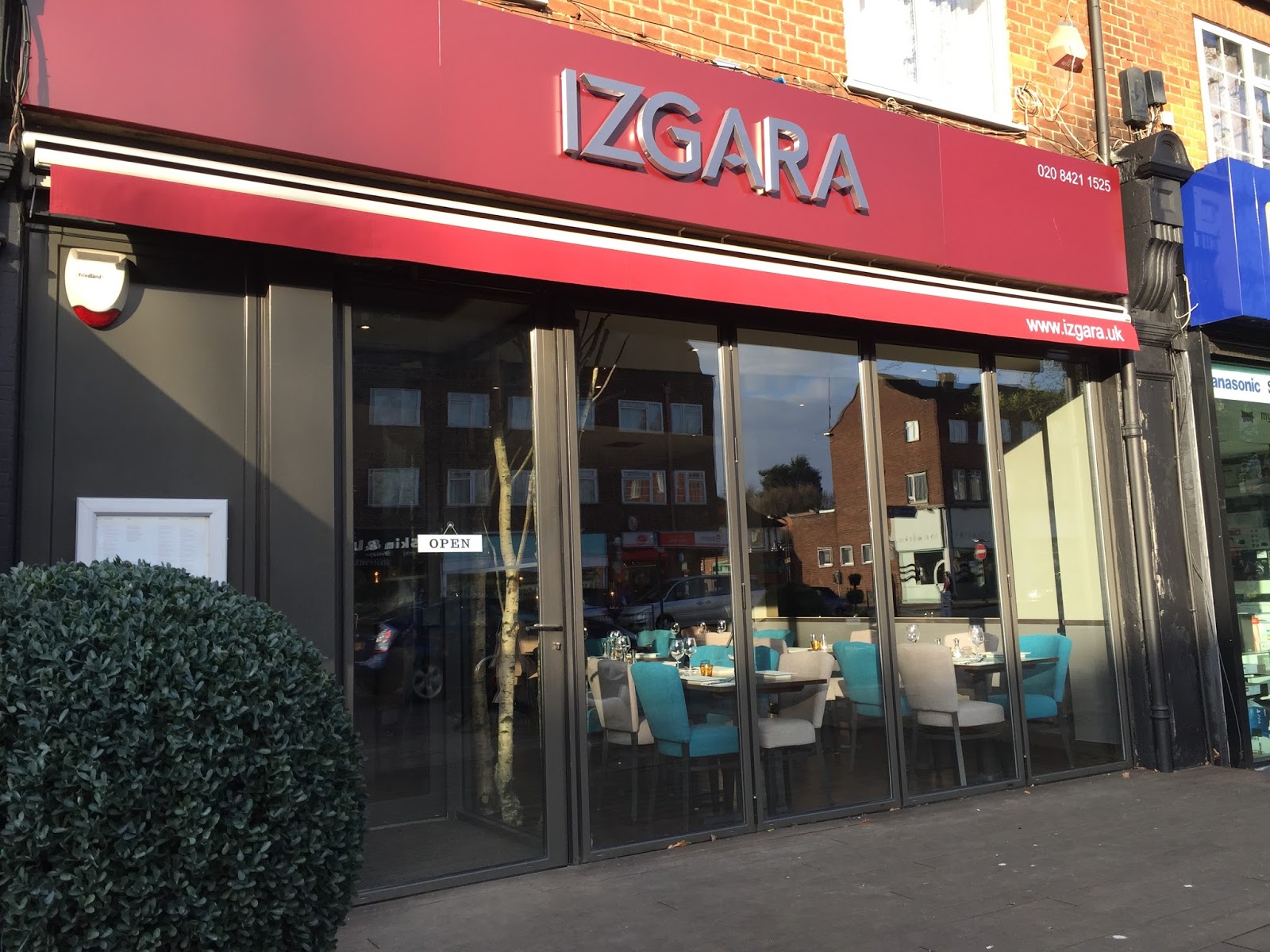 Travel with Angela Lansbury Izgara Restaurant, Hatch End, address and