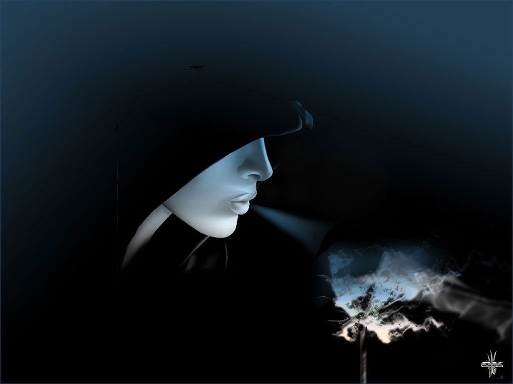 black wallpaper 3d