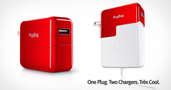 PlugBug Dual Charger for MacBook and iPad, iPhone, or iPod