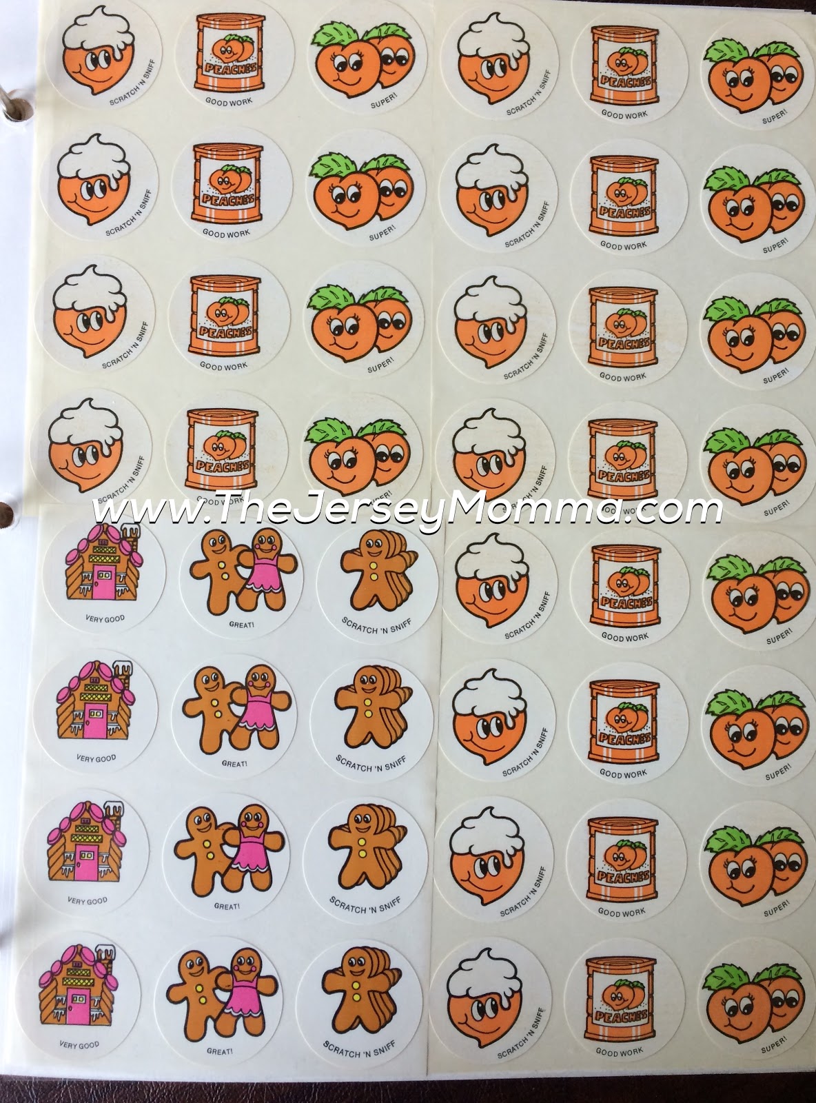 Scratch and Sniff Stickers 80's Flashback! The Jersey Momma