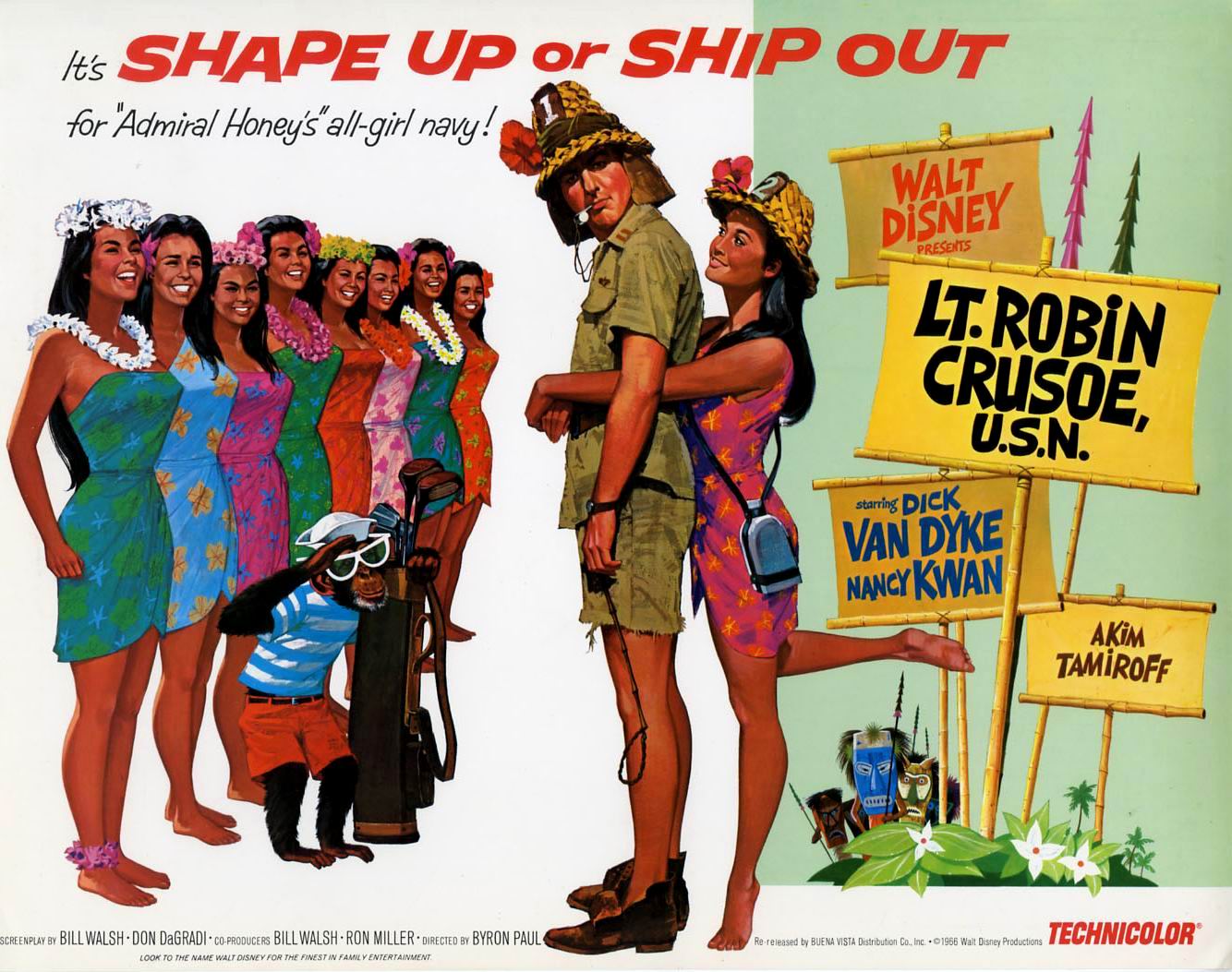 Lieutenant Robinson Crusoé (1965) Byron Paul - Lt. Robin Crusoe , u.s.n.