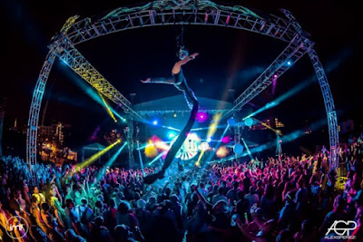 Imagine Music Festival Stage Special Effects CO2 Jets www.atlspecialfx.com