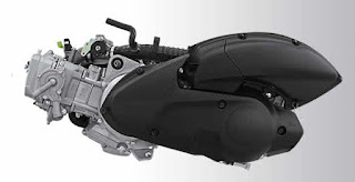 Yamaha Aerox 155 Blue Core Engine