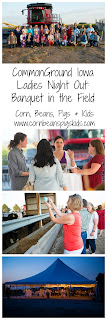 CommonGround Iowa's Ladies Night Out: Banquet in the Field, bring women together to talk food, farming and family