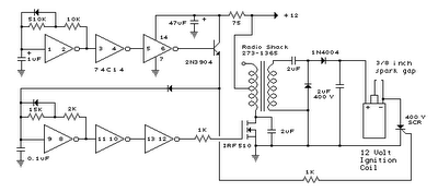 CDI ignition circuit diagram