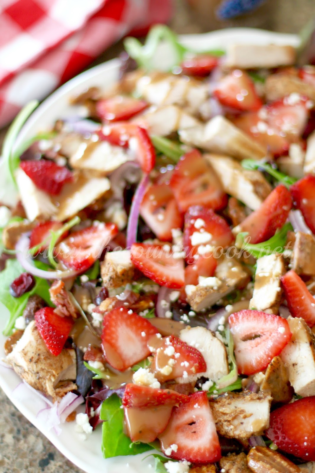 Strawberry Fields Salad - The Country Cook