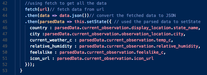 Create Weather Apps using ReactJS and Weather API