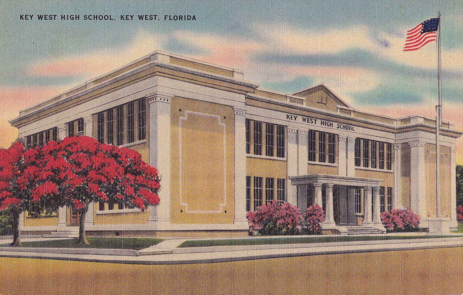 Postcards Of Old Key West Key West High School Postcards Of Old Key West Key West High School