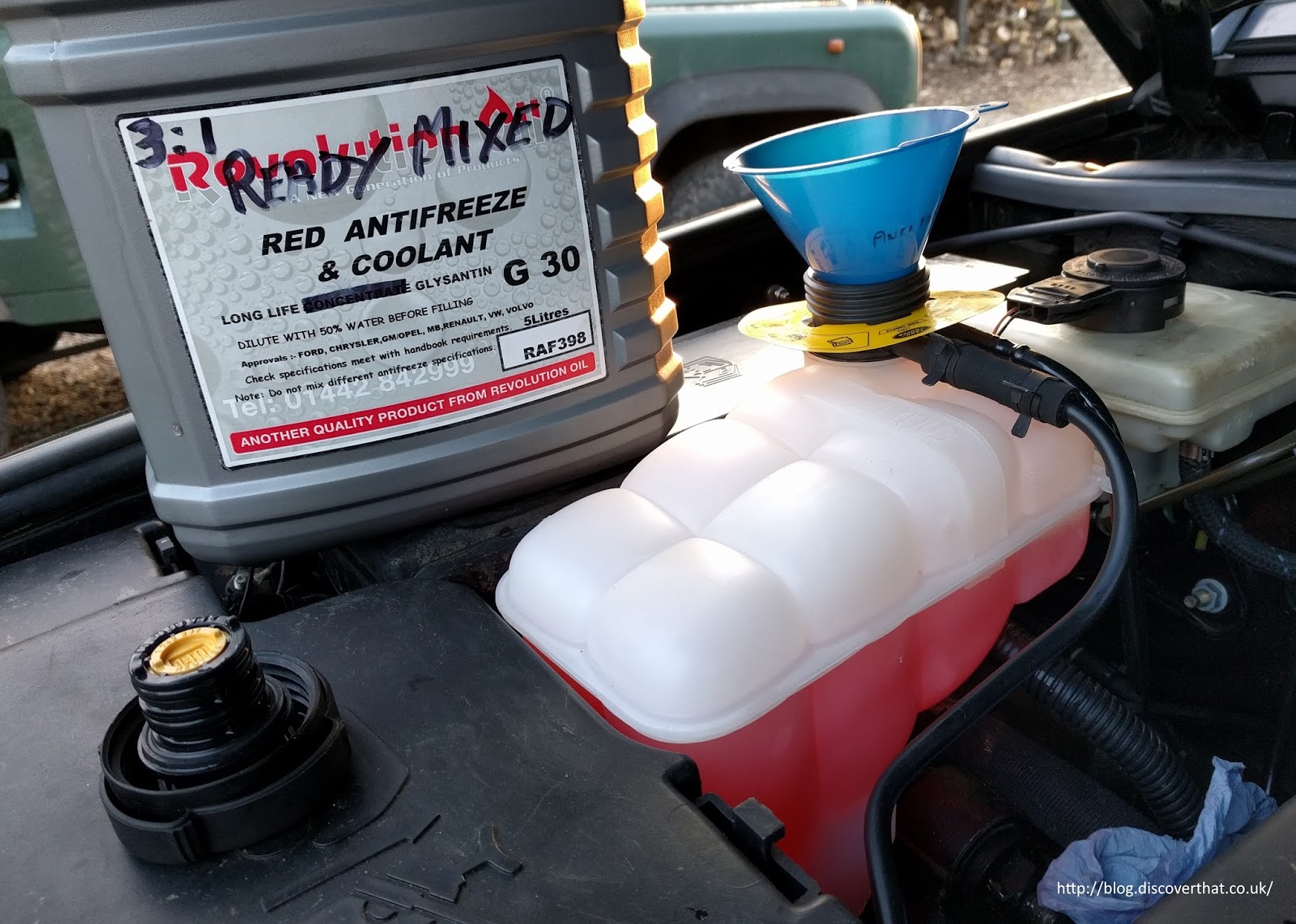 DiscoverThat Journal Replace expansion tank