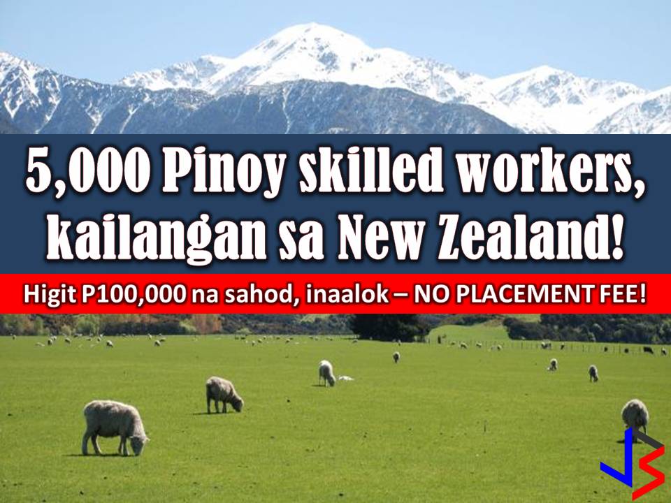 New Zealand is Hiring Filipino Workers Needs 5,000 Filipino Skilled