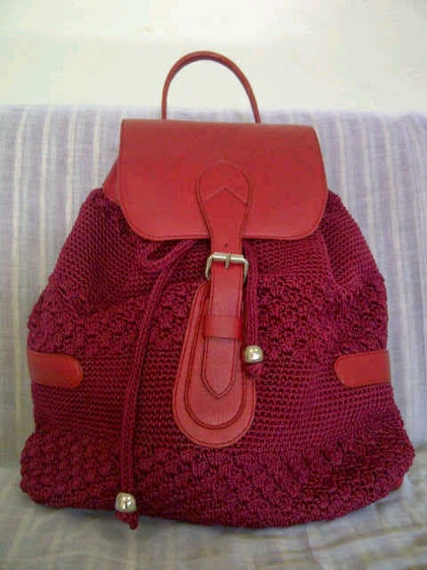 Foto Gambar Model Tas Wanita Rajutan Warna Pingk Terbaru Murah Online