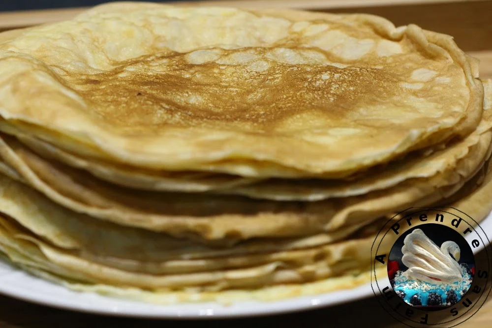 Crêpes aux amandes en poudre