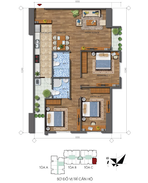 Căn 07 tòa C Ecolife Tây Hồ Căn 07 tòa C Ecolife Tây Hồ