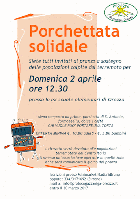 Porchetta solidale 2 aprile Orezzo (BG) Porchetta solidale 2 aprile Orezzo (BG)
