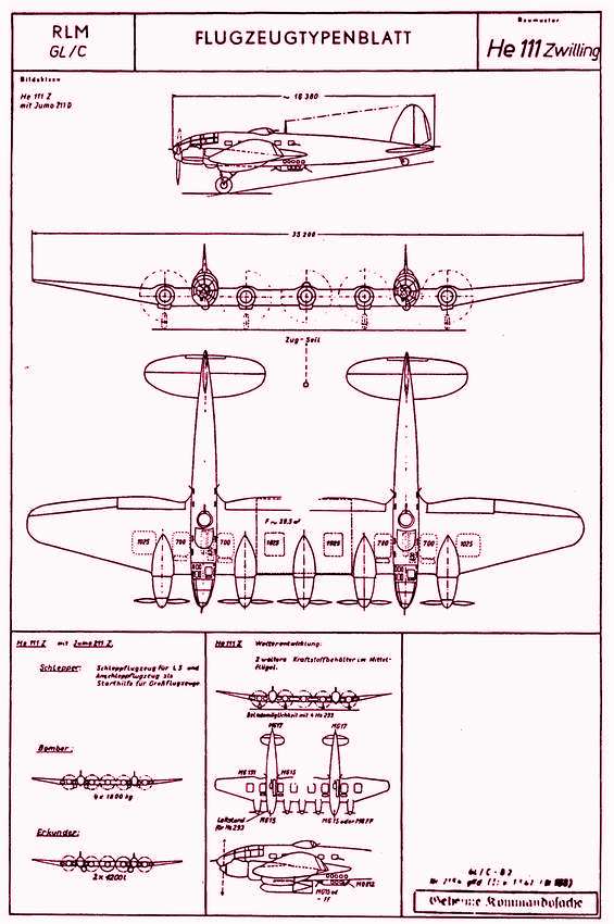 Heinkel He-111Z Zwilling worldwartwo.filminspector.com