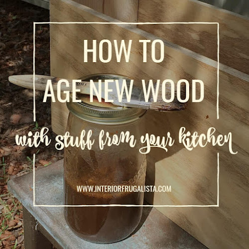 How To Age New Wood With Stuff From Your Kitchen
