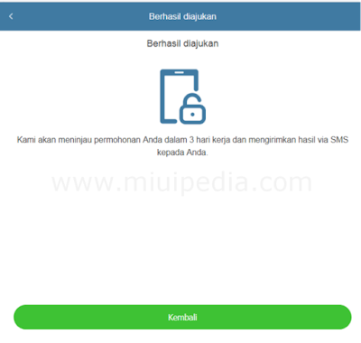 permohonan reset akun opsi kedua berhasil diajukan permohonan reset akun opsi kedua berhasil diajukan