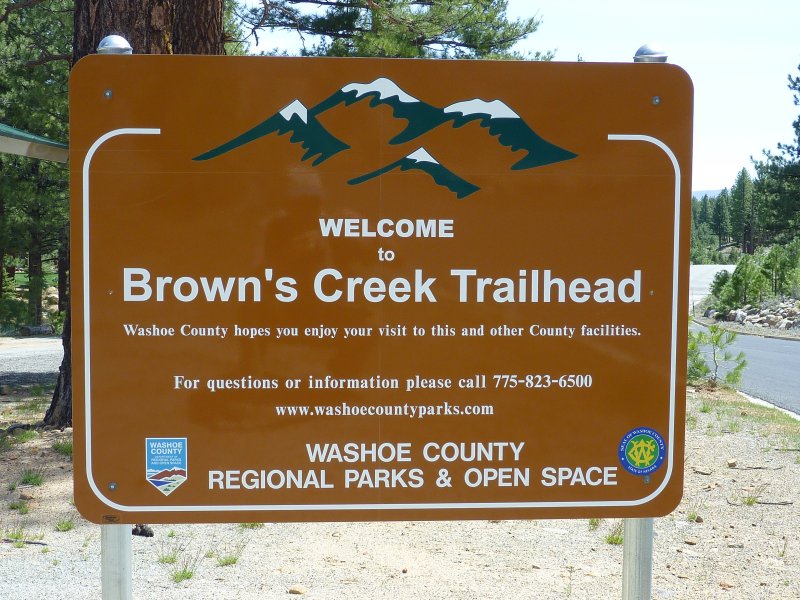 Trailing Ahead Brown's Creek Trail