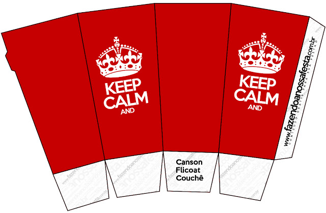 Keep Calm: Cajas para Imprimir Gratis.