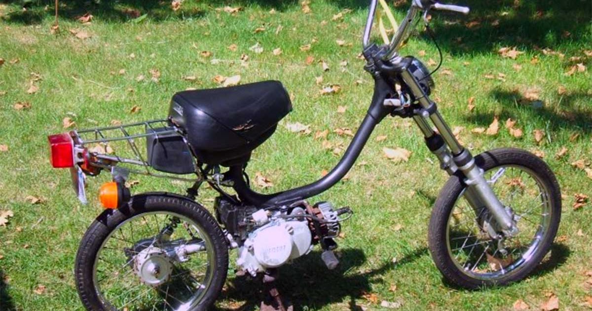 1979 Yamahopper QT50 Retro Moped Yamaha Old Bikes List