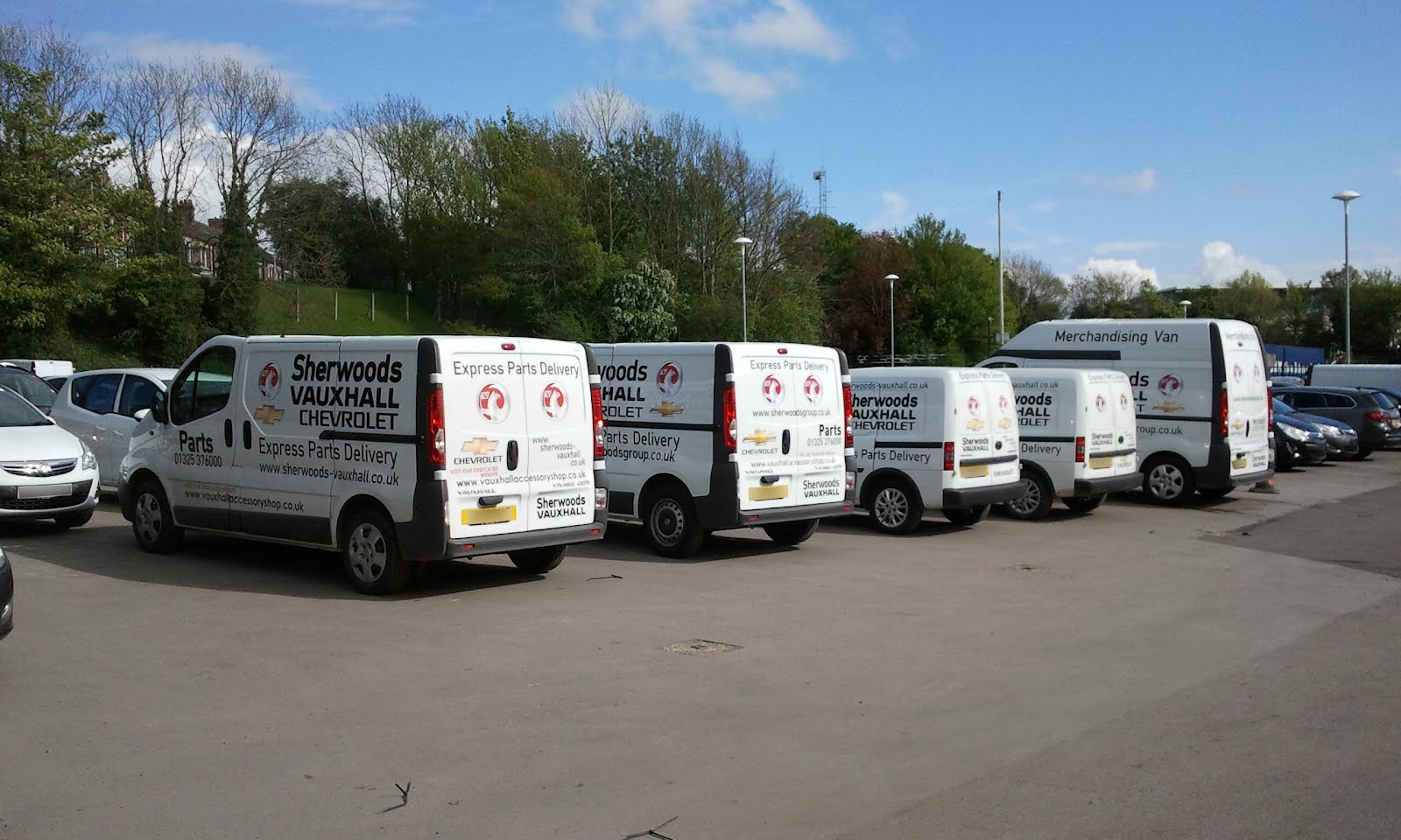 The Green I Signs Blog Parts delivery vans signwriting kits by Green I