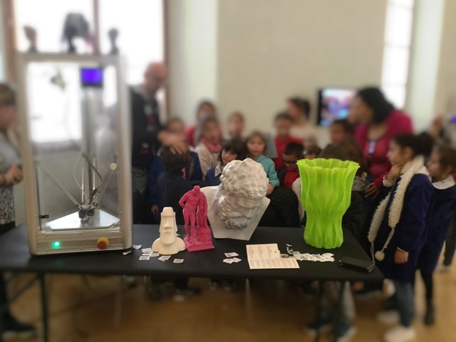 Scuola primaria Borgo Antico con la stampante 3D - Utopie Concrete 2017
