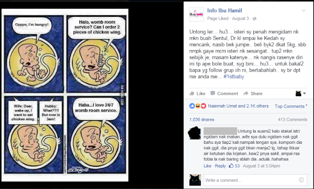 BILA SUAMI MELAYAN KARENAH ISTERI MENGIDAM! BILA SUAMI MELAYAN KARENAH ISTERI MENGIDAM!