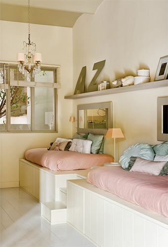 Decoração: Uma linda casa feminina em tons pastel