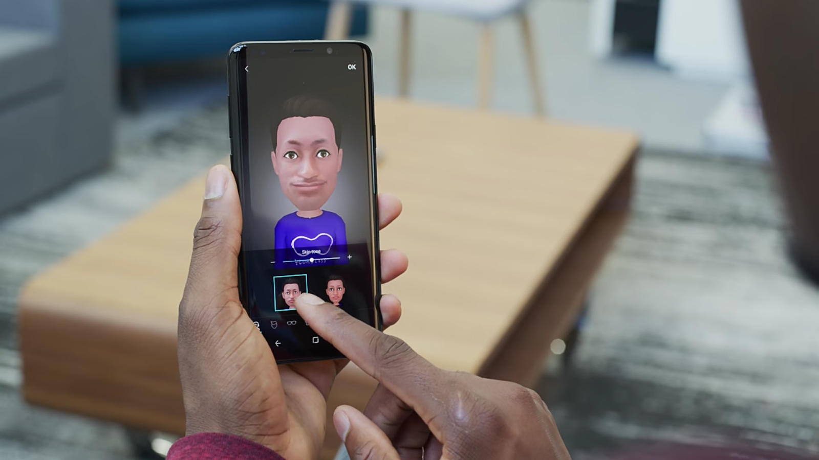 A second photo of the AR Emoji