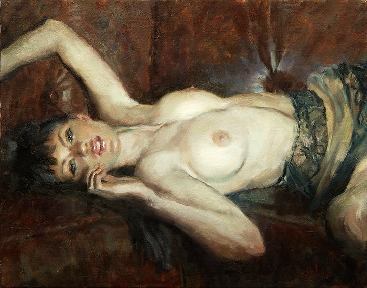 Eric Wallis ~ Pinturas sensuais e elegantes 