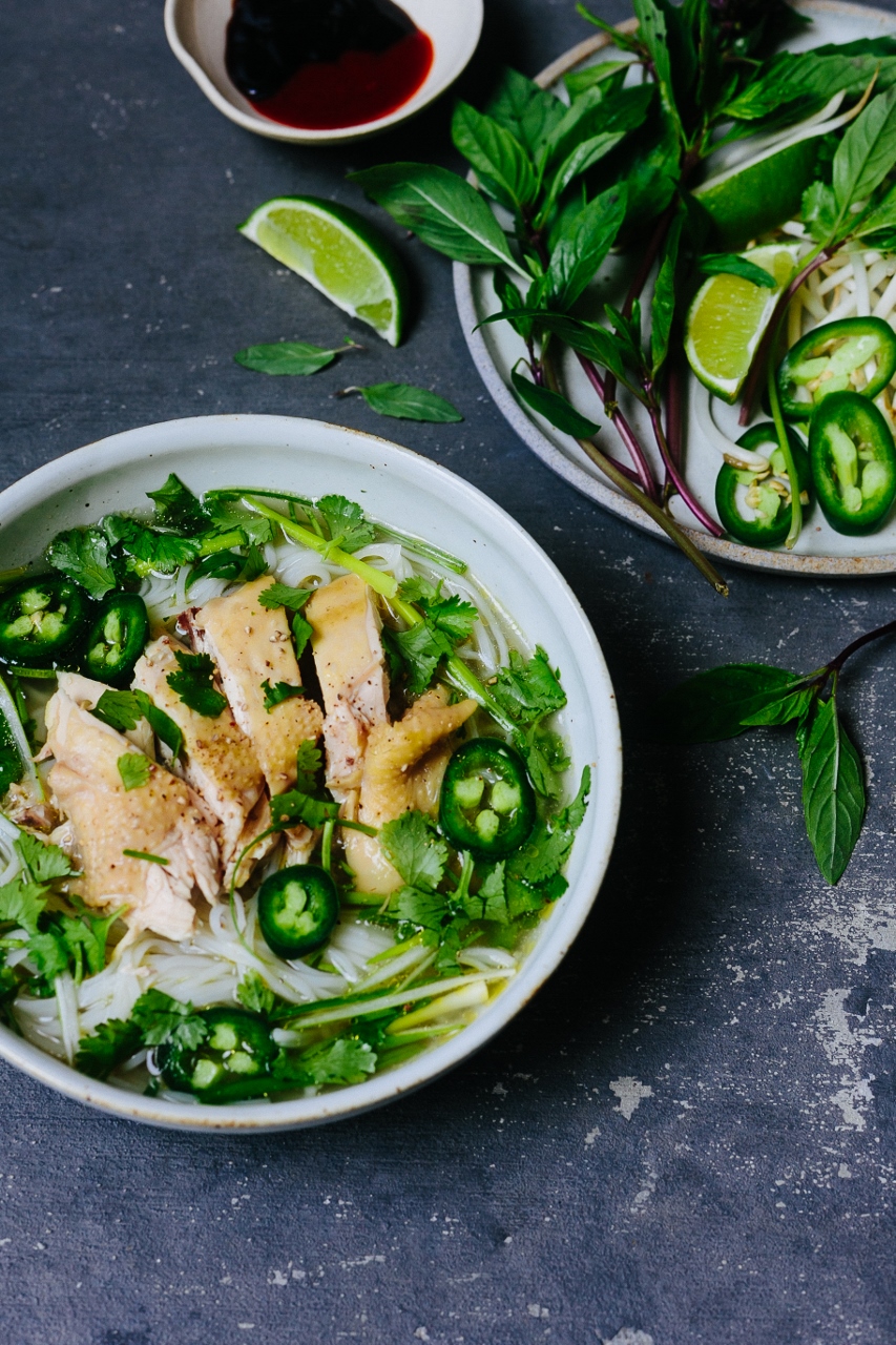 Beyond Sweet and Savory: Pho Ga Vietnamese chicken noodle soup